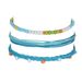New Bohemian Style Waterproof Wax Rope Handcrafted Woven Colorful Rice Bead Creative Bracelet 3-piece Set Combination_ipsvogv.com