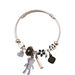 Family Fashionable DIY Love Diamond Set Little Bear Pendant Student Titanium Steel Adjustable Bracelet_ipsvogv.com