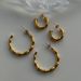 INS Fashionable Niche INS Retro Titanium Steel Bamboo Knot Old Earrings_ipsvogv.com