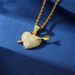 New Love at First Sight Diamond Pendant Fashion Simple Fried Dough Twists Chain Hip Hop Style Men's and Women's Advanced_ipsvogv.com