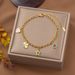 Stainless Steel Cuban Bracelet, New Turtle Flower Pendant, Small And Fashionable, Non Fading_ipsvogv.com