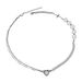 Fashion Creative Splicing Cross Pearl Clavicle Chain Net Celebrity Temperament Heart Shape Long Necklace Female_ipsvogv.com