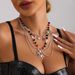 Cold Wind Multi-layer Bright Black Crystal Exaggerated Spider Model Neck Chain Necklace Necklace Spice Girl_ipsvogv.com