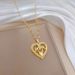 Heartwarming 【 】 Love MM Light Luxury Temperament Gorgeous Full Diamond Necklace Women's Versatile Clavicle Titanium 【 】_ipsvogv.com
