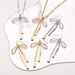 N11997 fashion temperament, personality, niche earrings, ins style, big bow, alloy necklace_ipsvogv.com