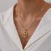 Women's Jewelry Simple And Fashionable Copper Necklace Female Personality Retro Hollow Full Diamond Cross Clavicle Chain_ipsvogv.com