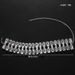 Exaggerated Rhinestone Multi-row Necklace European And American High-end Sense Full Diamond Collarbone Chain Women's Accessories Necklace_ipsvogv.com