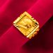 Shajin Men's Hair Large Open Ring Color Hand Gold Jewelry Necklace Live Broadcast_ipsvogv.com
