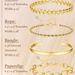 Hot Sale New Style Punk Hip Hop Style Personality Exaggerated Combination Set Bracelet Four Piece Set_ipsvogv.com
