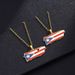 stainless steel oil drop Puerto Rico heart map pendant necklace hot selling men and women jewelry_ipsvogv.com