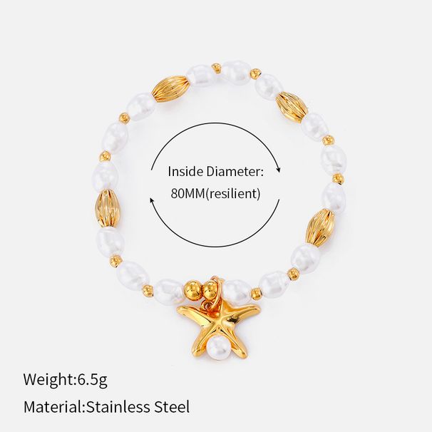 Women’s Jewelry Set Fashion Popular Ins Style Summer Sea Breeze Bracelet Female Simple Fashion Pearl String High End Fashion Bracelet_ipsvogv.com