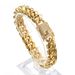 Men's Jewelry Punk Encrypted Miami Titanium Steel Bracelet_ipsvogv.com