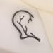 Unisex Hot Sale Geometric Antler Earrings For Women Fashionable And Stylish Earrings Round Earrings For Women_ipsvogv.com
