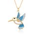 Personality Creative Copper Gold Plated Micro Inlaid Colored Zircon Dinosaur Pendant Necklace Cartoon Cute Necklace Accessories For Women_ipsvogv.com