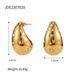 Fashion Niche Circle Water Drop French Advanced Design Simple 18 Metal Earrings Ladies Earrings_ipsvogv.com