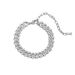 Diamond hip hop Cuban chain anklet jewelry hip hop style diamond single row diamond anklet Anklet_ipsvogv.com