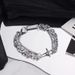 Titanium Steel Cross Star Bracelet For Men Trendy Ins Niche Design Cool Style Hip-Hop Simple Jewelry_ipsvogv.com