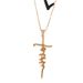 Kaiyi New Stainless Steel Hip Hop English Letter Cross Pendant Necklace_ipsvogv.com