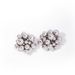 High-End Metal Ball Heavy Craft Designer Grape Cluster Brass Gold-Plated Silver Needle Stud Earrings_ipsvogv.com