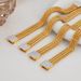 Instagram Advanced Design Sense Cuban Bracelet Fashion Inlaid With Zircon Front And Back Buckle Titanium Steel Gold_ipsvogv.com