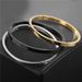 Live Hot Titanium Steel Gold Plated Bracelet Men Simple Couple Stainless Steel Anti Fading Bracelet Trendy Jewelry_ipsvogv.com