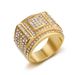 Hip-Hop Personality Bold Titanium Steel Full Diamond Men's Fashion Luxury Ring_ipsvogv.com