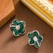Korean Version Of Light Luxury Exquisite Small Fresh Diamond Inlaid Zircon Flower Temperament Simple And High-end Silver_ipsvogv.com