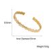Stainless Steel Bracelet For Women, Non Fading And Adjustable. Women's Exaggerated High-end Hand Jewelry_ipsvogv.com