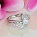 Unisex Jewelry Fashion love ring swing arm design Angel feather wings heart-shaped women's fashion jewelry_ipsvogv.com