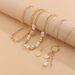 Baroque Pearl Layered Necklace, Female Punk Style Metal Portrait Pendant Accessory_ipsvogv.com