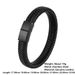 Hot selling stainless genuine leather bracelet, woven titanium steel bracelet_ipsvogv.com