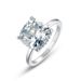 new Product Pigeon Egg Fat Square Brilliant Moissanite Ring Female S925 Silver Inlaid Moissanite Wedding Ring Simple Atmosphere_ipsvogv.com
