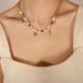 New French Court Style Light Luxury Natural Stone Freshwater Pearl Bead Titanium Steel Gold-plated Pendant Necklace_ipsvogv.com