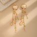 Fashion Jewelry Design Tassel Crystal Pendant Studs Ancient Style High-end Sense Elegant Earrings_ipsvogv.com