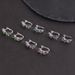 New Design Natural Topaz Earrings S925 Silver Inlaid Garnet Peridot Amethyst Colored Gemstone Earrings_ipsvogv.com