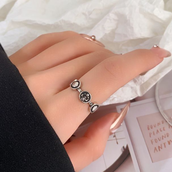 Japanese And Korean Irregular Heavy Industry Female Fashion Personality, Open Mouth Geometric Hip-hop, Ins Index Finger_ipsvogv.com