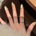 2025 New Luxury Silver Inlaid Zircon Princess Square Diamond With Minimalist And Medieval Style Finger Ring_ipsvogv.com