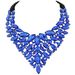 Light luxury water drop crystal gem necklace earrings bag three piece set evening jewelry set handbag_ipsvogv.com