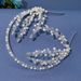 Exquisite Handmade Beaded Headband, Hair Pressing Headband, Pearl Rhinestone Hair Accessories, Wedding Veil Accessories_ipsvogv.com