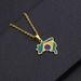 hot selling Brazilian map pendant stainless steel necklace oil drop map geometric ethnic style jewelry_ipsvogv.com