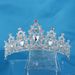 Noble Black Gemstone Diamond Bridal Headdress Alloy Crown Wedding Headdress Hair Accessories Banquet Evening Hair Crown_ipsvogv.com