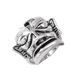 Retro creative opening adjustable human face mask ring punk hip hop niche alloy ring men and women_ipsvogv.com
