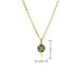 DIY Lollipop Crown Pendant Necklace - Micro Inlaid Zirconia Drawing Board Charm, Copper Plated Jewelry Making Kit For Craft Lovers_ipsvogv.com