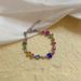 Sweetheart Candy Colorful Crystal Zircon Necklace Color-Block Inlaid Diamond Rainbow Choker High-End Clavicle Chain_ipsvogv.com