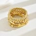 Minimalis luxurious syle women's muli-layer bead wih personalized and versaile elecroplaing design, niche_ipsvogv.com