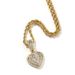 Men's Jewelry Niche Design Rock Sugar Love Pendant Light Luxury Copper Inlaid Zircon Heart Shaped Pendant Necklace Hip Hop_ipsvogv.com