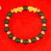 New Red/Yellow Agate Paired With Sand Gold Pixiu Women's Red/White Jade Marrow Bracelet_ipsvogv.com