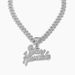 Hip Hop Stay Humble Full Diamond Letter Pendant Men's Personalized Cuban Necklace_ipsvogv.com