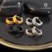 New Korean Style Trendy Hip-hop Earrin, Popular Frosted Men's Ear Buckles, Personalized Fashion, Niche High-end_ipsvogv.com