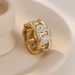 Ins High-end Light Luxury Design Exquisite And Fashionable Hollow Cuban Chain Personalized Temperament Ring_ipsvogv.com